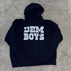 Blue Dallas Cowboys Americas Star Team Dem Boys Hooded Hoodie Sweatshirt L men’s
